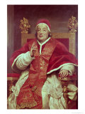 Pope Clement XIII reproduction procédé giclée par Anton Raphael Mengs