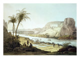 View of the Temples at Abu Simbel, Nubia Giclee-trykk av Giovanni Battista Belzoni View of the Temples at Abu Simbel, Nubia Giclee-trykk av Giovanni Battista Belzoni