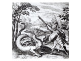 A Knight Defeating 