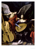 Saint Cecilia and the Angel Giclee Print by Carlo Saraceni