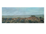 Pasaje Del Ayui Por El Paso Ayala, from the Paintings Depicting the Triple Alliance War, 1865 reproduction procédé giclée par Candido Lopez