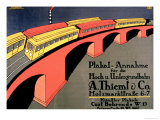 Collecting Point for Over and Underground Railways Giclee Print Collecting Point for Over and Underground Railways Giclee Print