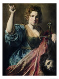Judith reproduction procédé giclée par Valentin de Boulogne 