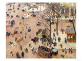 Place Du Theatre Francais, 1898 Giclee Print by Camille Pissarro