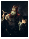 The Prophet Samuel Giclée-Druck von Claude Vignon
