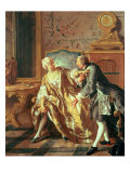 The Garter Giclee Print by Jean Francois de Troy