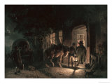 In Front of the Pub, 1843 reproduction procédé giclée par Hermann Kauffmann