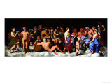 The Assembly of the Gods, after the Frescoes in the Loggia of the Farnesina in Rome Reproduction procédé giclée par Raphael 