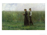 Sunday Afternoon, 1893 reproduction procédé giclée par Leopold Karl Walter von Kalckreuth