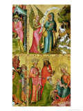 The Annunciation to St. Joachim and the Adoration of the Magi reproduction procédé giclée par Master Bertram of Minden 