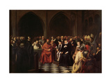 The Colloquy of Poissy in 1561, 1840 Giclee Print by Joseph-Nicolas Robert-Fleury