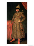 Portrait of Tsar Michael III Fyodorovich, 1728 Giclee Print by Johann Heinrich Wedekind