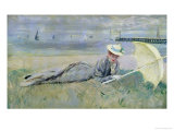 On the Beach Giclee Print by Paul César Helleu