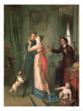 Return after the War, 1878 Giclee Print by Akim Egorovich Karneev