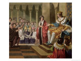 Louis XII Declared Father of the People 1789 Giclee Print by Jean Claude Naigeon