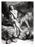Daniel in the Lions' Den Reproduction procédé giclée par Peter Paul Rubens