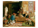 Interior of a School, Cairo reproduction procédé giclée par John Frederick Lewis