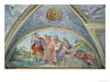Lunette Depicting Perseus Slaying the Medusa, from the 