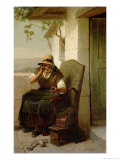 A Pinch of Snuff Giclée-Druck von Francois Verheyden