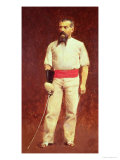 Richard Burton in Fencing Dress, 1889 Giclee Print by Albert Letchford