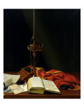 Still Life with a Bible, 1821 Giclee-trykk av Karl Von Bergen
