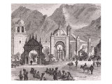 Shrine of the Nuestra Senora de Copacabana, Lima Giclee Print Shrine of the Nuestra Senora de Copacabana, Lima Giclee Print