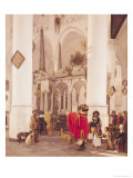 Interior of the Nieuwe Kerk, Delft, 1656 Giclee Print by Emanuel de Witte Interior of the Nieuwe Kerk, Delft, 1656 Giclee Print by Emanuel de Witte