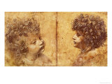 Study of a Child's Head Giclée-tryk af Leonardo da Vinci
