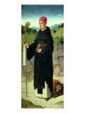 St. Bernard, Left Hand Panel from the Triptych of St. Erasmus, circa 1460 reproduction procédé giclée par Dieric Bouts