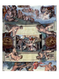 Sistine Chapel Ceiling : the Sacrifice of Noah, 1508-10 reproduction procédé giclée par Michelangelo Buonarroti 