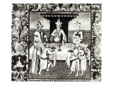 The Great Khan's Feast Giclee-trykk av Boucicaut Master The Great Khan's Feast Giclee-trykk av Boucicaut Master