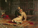 Ivan the Terrible and His Son on the 16th November, 1581, 1885 Giclee Print by Ilya Efimovich Repin