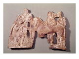 Relief Depicting the Meeting of Orestes and Electra at the Tomb of Agamemnon Giclee Print