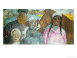 The Peasant Family, 1923 Giclee Print by Boris Dmitrievich Grigoriev