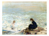 Mother and Child at the Water's Edge Giclée-Druck von George William Russell