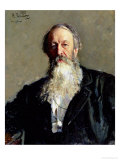 Portrait of Vladimir Stasov, 1883 Reproduction procédé giclée par Ilya Efimovich Repin