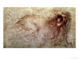 Sketch of a Roaring Lion Wydruk giclee autor Leonardo da Vinci Sketch of a Roaring Lion Wydruk giclee autor Leonardo da Vinci