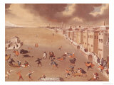 The Frozen Lagoon in 1708 Giclee Print by Gabriele Bella