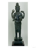 Statue of Vishnu in His Triple Form of Vishnu, Narayana and Vasudeva, Angkor Thom Giclee Print
