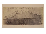 View of the Troy Excavations Seen from the West Giclee Print by Heinrich Schliemann