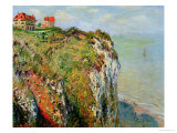 Cliff at Dieppe, 1882 Reproduction procédé giclée par Claude Monet