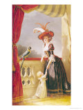 Portrait of Louise-Elisabeth de France Duchess of Parma and Her Son Ferdinand, 1786 reproduction procédé giclée par Adelaide Labille-Guiard