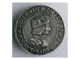 4-Teston Coin of Philibert II of Savoy, 15th-16th Century Giclee Print 4-Teston Coin of Philibert II of Savoy, 15th-16th Century Giclee Print