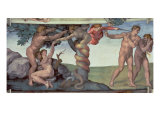 Sistine Chapel Ceiling : the Fall of Man, 1510 Giclee Print by Michelangelo Buonarroti 