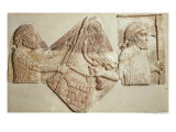 Fragment of a Relief Depicting Median Tributaries Reproduction procédé giclée