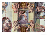 Sistine Chapel Ceiling : the Creation of Eve, 1510 reproduction procédé giclée par Michelangelo Buonarroti 