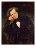 Portrait of Hector Berlioz Giclee Print by Achille Peretti