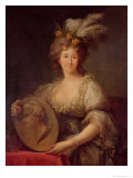 Portrait of Anne Biron Princess of Courland, circa 1795 Giclee-trykk av Marcello Bacciarelli