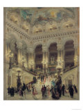 The Staircase of the Opera, 1877 Giclee-trykk av Louis Beroud The Staircase of the Opera, 1877 Giclee-trykk av Louis Beroud