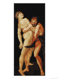 Hercules and Antaeus, 1530 Giclee Print by Hans Baldung Grien